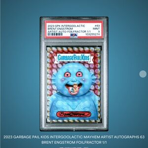 Topps Garbage Pail Kids Intergoolatic Trading Card - foilfractor